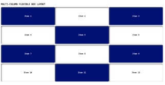 multi-column flex layout image