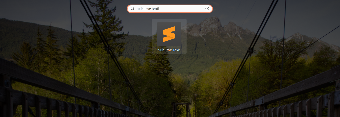 Validating the installation of Sublime editor in ubuntu apps GUI