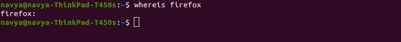 Ubuntu terminal shows that Firefox is removed completely
