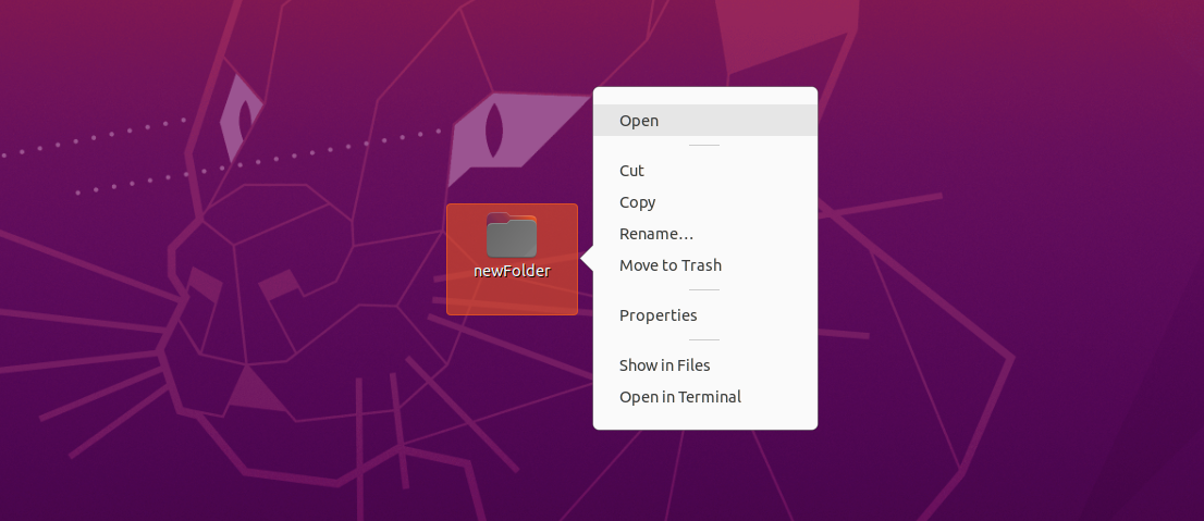 Reading the directory using Ubuntu GUI