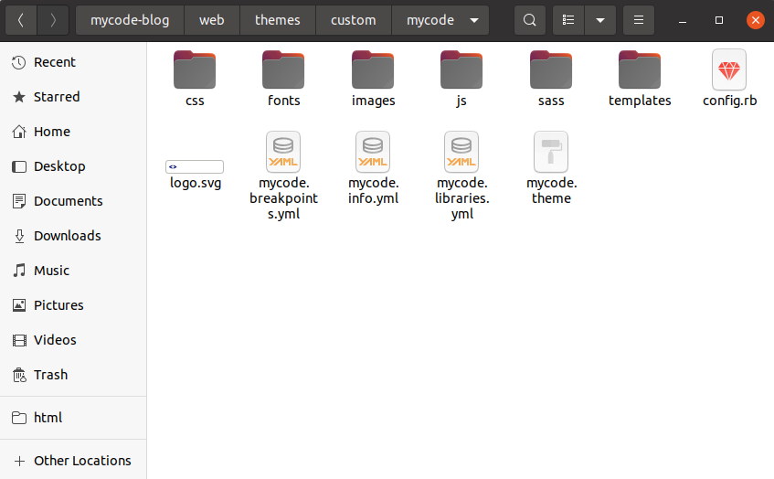 fonts in project folder