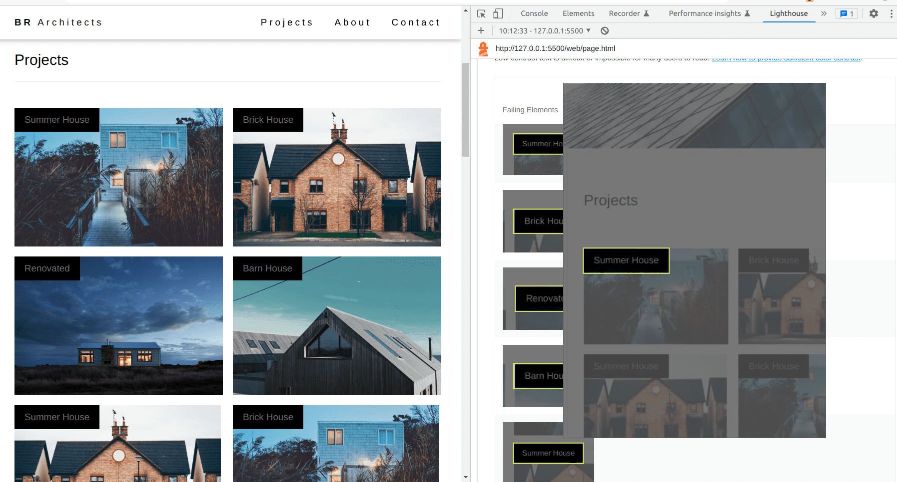 issue with more detail