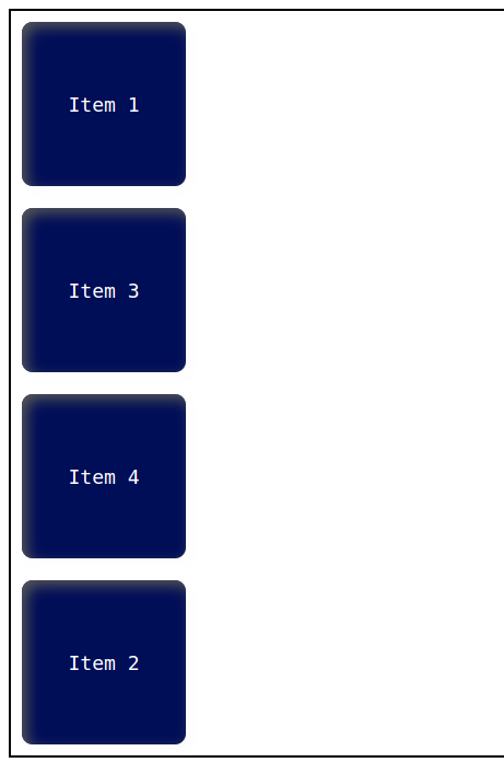 order control image layout