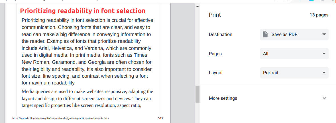 image about print media view