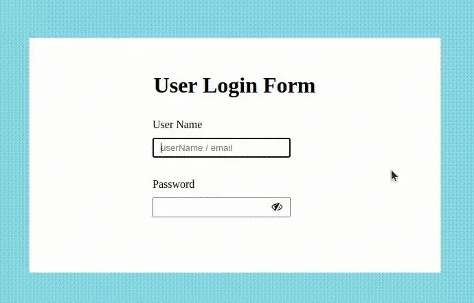 Show/hide password functionality using jQuery banner image